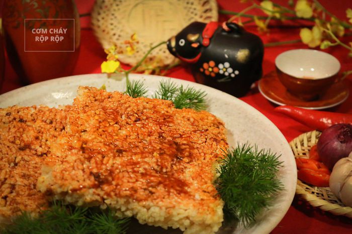 Cơm Cháy Chà Bông Rộp Rộp - Quà Biếu Tặng Cuối Năm Thơm Ngon