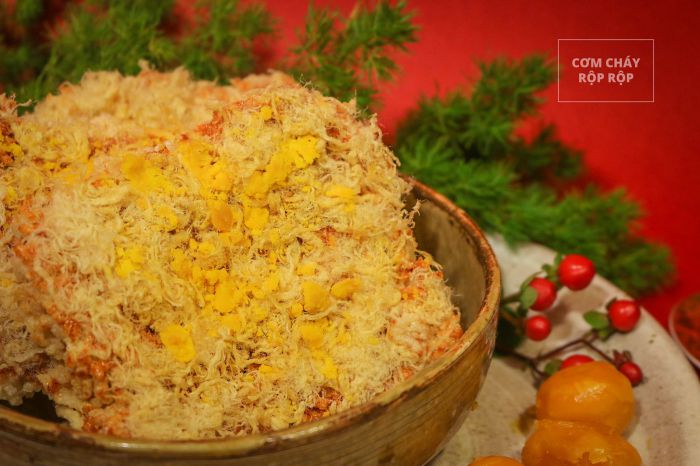 Cơm Cháy Chà Bông Rộp Rộp - Quà Biếu Tặng Cuối Năm Thơm Ngon